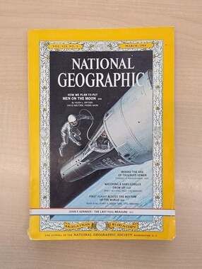 National Geographic Magazine March 1964 How We Plan to Put Men on the Moon!